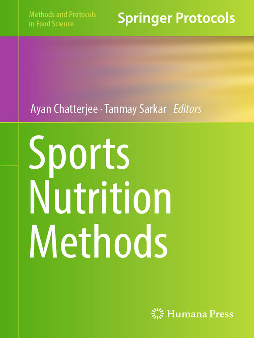 Title details for Sports Nutrition Methods by Ayan Chatterjee - Available